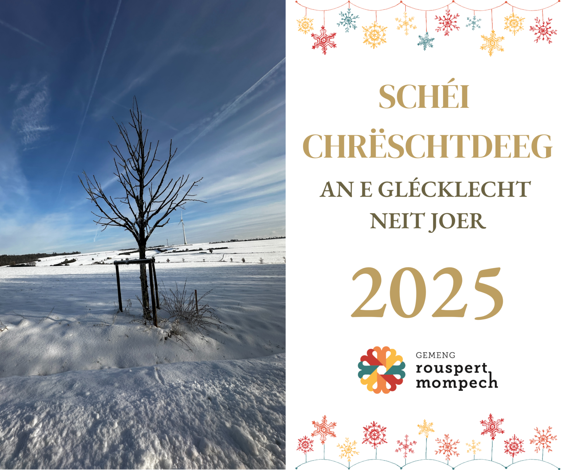 Schéi Chrëschtdeeg