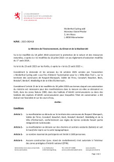 2026-01-28 - 2025-002418 - Autorisation Mille-Man-Trail